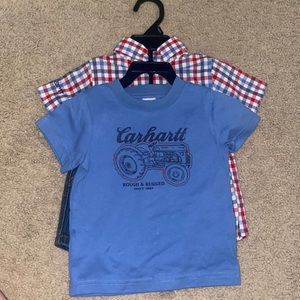 Carhartt matching set 9 months